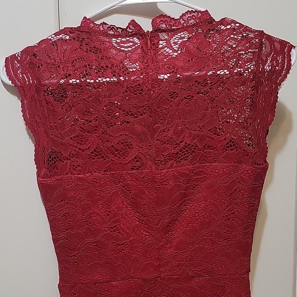 Aupuls Red/Burgundy Dress size Xsmall - Picture 5 of 8